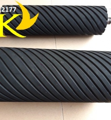 Khắc phục trục cao su rãnh khía