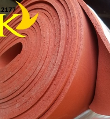 Tấm silicone xốp đỏ chịu nhiệt 